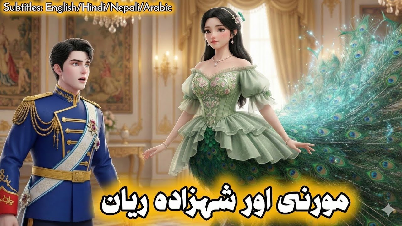 The peacock princess 🦚💚✨ | urdu&Hindi story| #fairytalesstory #urdufairytale 