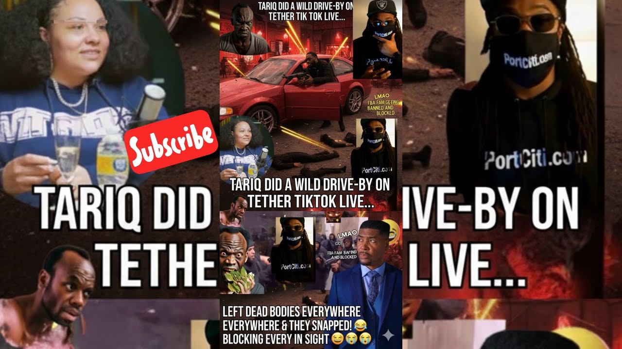 Tariq Did a DriveBy on Tether-Tok Live & Left ☠️ BODIES Everywhere😩They SNAPPED! Blocking EVERY FBA😂