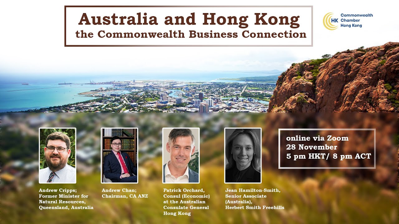 Webinar | Australia and Hong Kong, the Commonwealth Business Connection | 28th Nov 2022 Recording