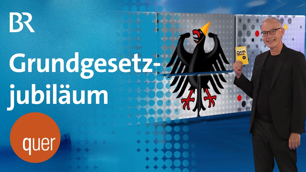 75 Jahre Grundgesetz: Wenig Glamour, viel Bedeutung | quer vom BR