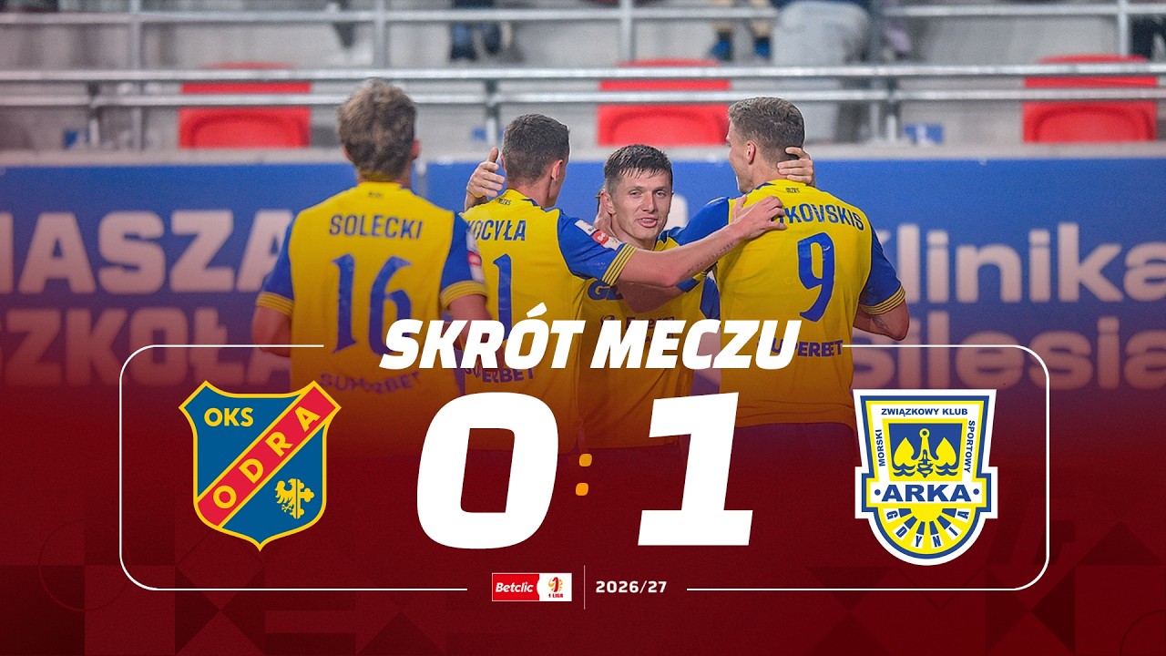 Jeden gol wystarczył! Arka wygrywa w Opolu 👏