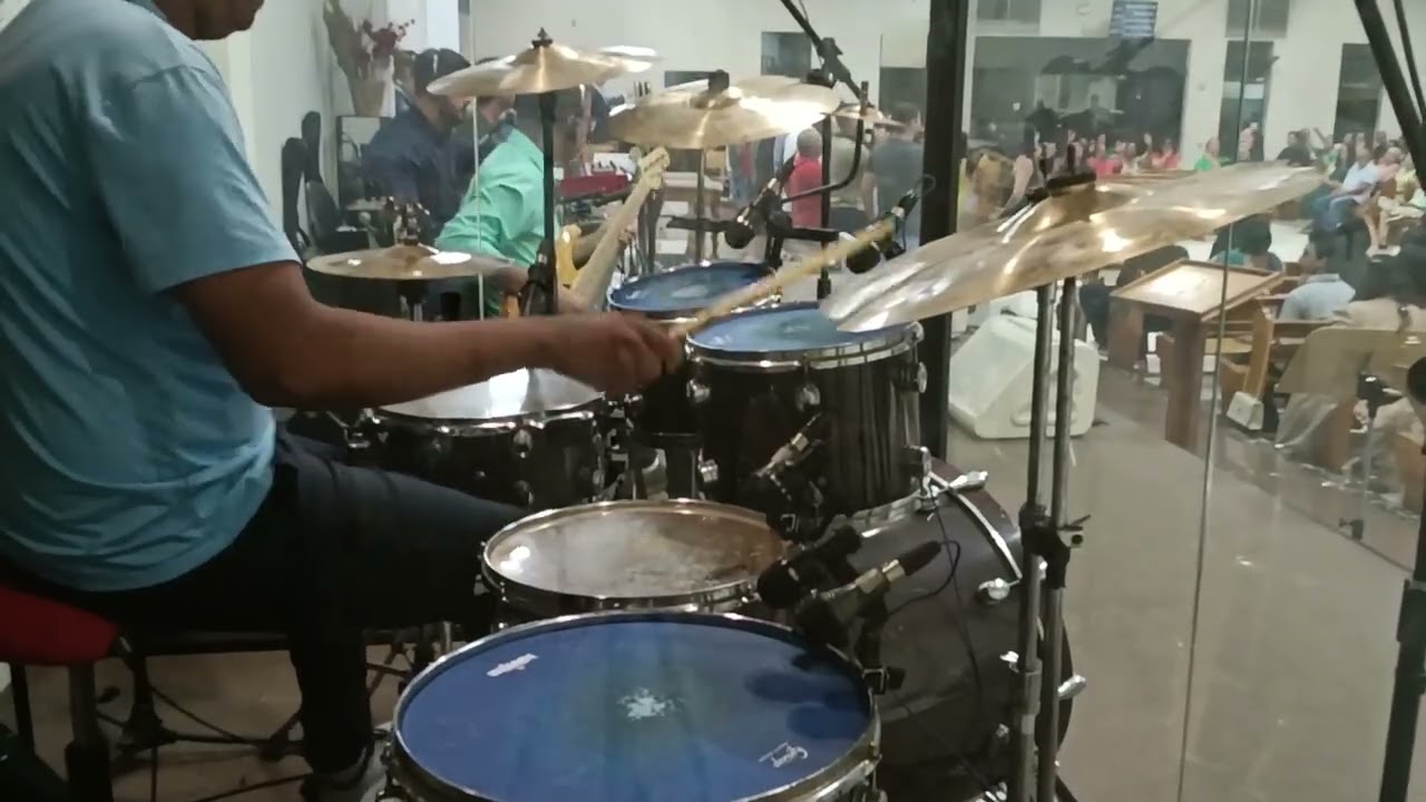 Drum cover / Os planos de Deus / Ad. Brasilândia Franca-SP