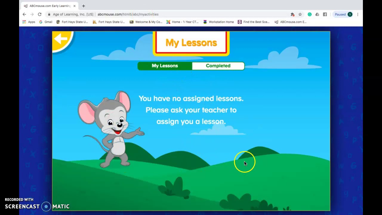 ABC mouse tutorial