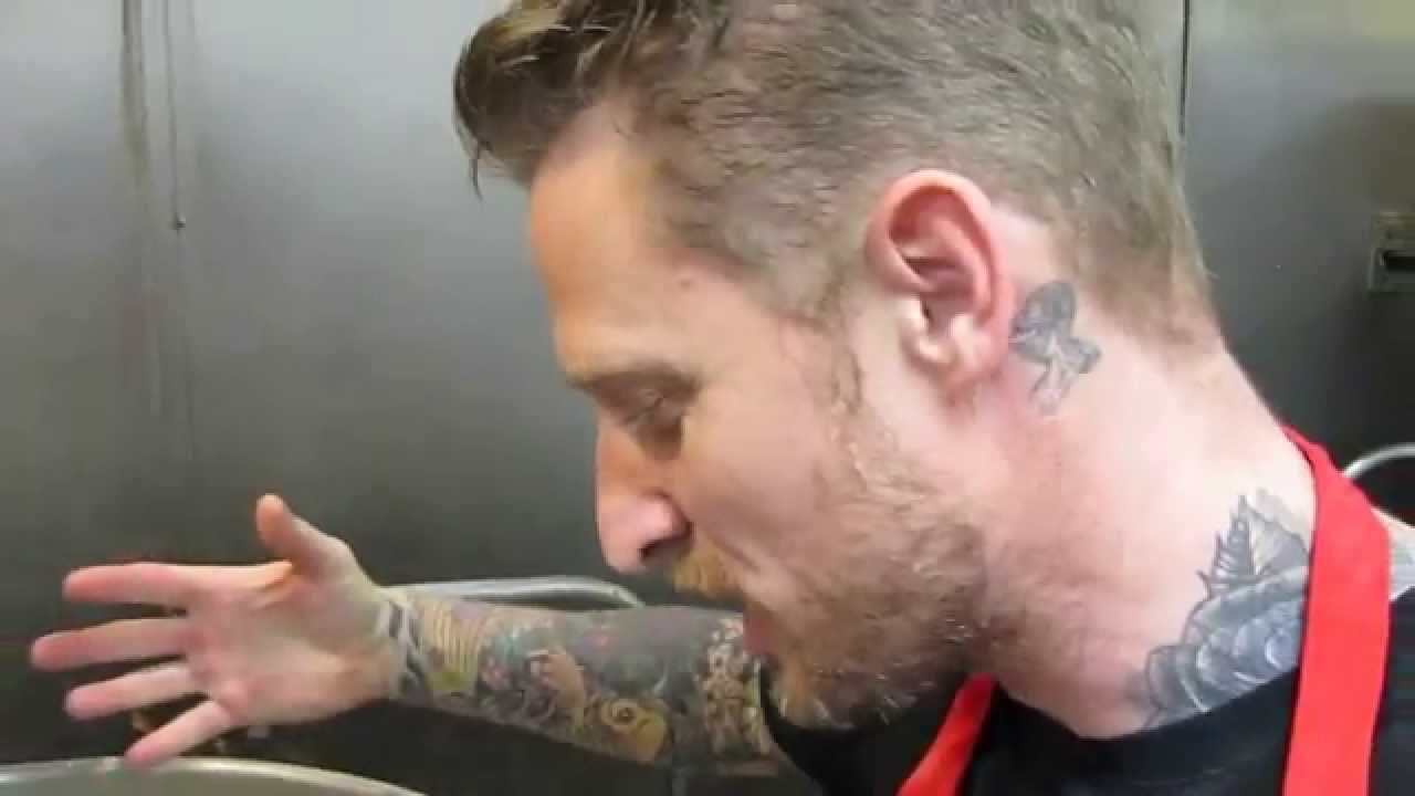 LA Mission with Celebrity Chef Michael Voltaggio in kitchen on Thanksgiving Day