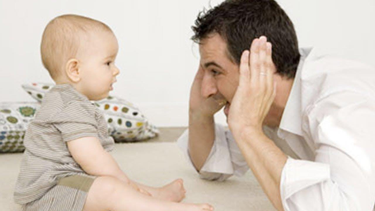 Baby Plays Peek a Boo With Dad - Funny Cute Baby Video