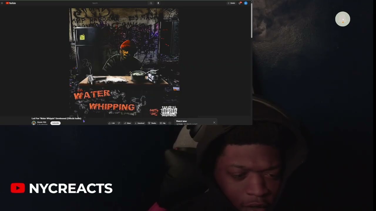 Lud Foe • Water Whippin • (Unreleased Official Audio) • REACTION!