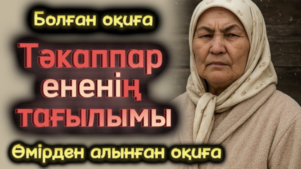 Тәкаппар ененің тағылымы. Өзгеге ой салатын оқиға. Өмірден алынған жаңа әңгіме