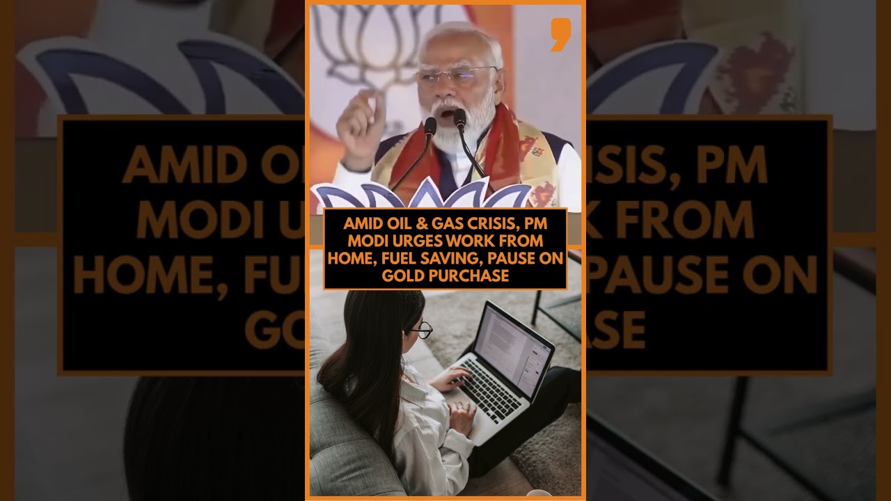PM Modi Urges Work From Home Again Amid Global Oil Crisis