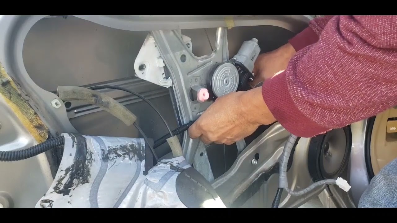 2006-2011 honda accord driver side front window regulator & master switch window replacement