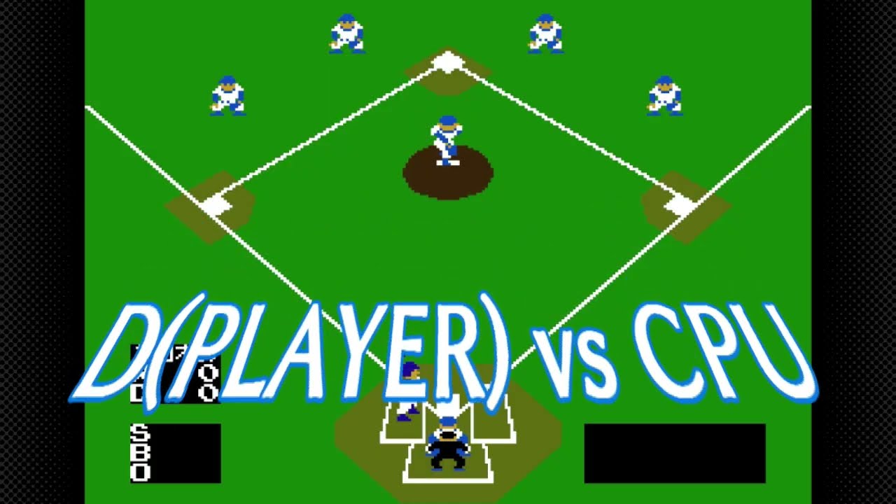 【BASEBALL】604th　D(PLAYER) vs CPU
