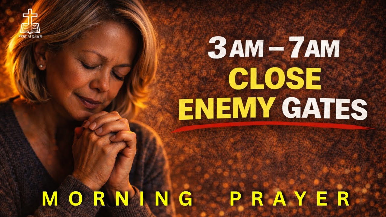 3AM – 7AM Prayer to Shut Every Enemy Gate | Deep Morning Prayer