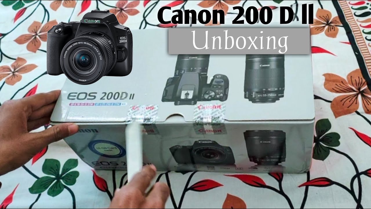 Canon EOS 200D II Unboxing and Overview : 4K Video,Eye AF (Hindi)
