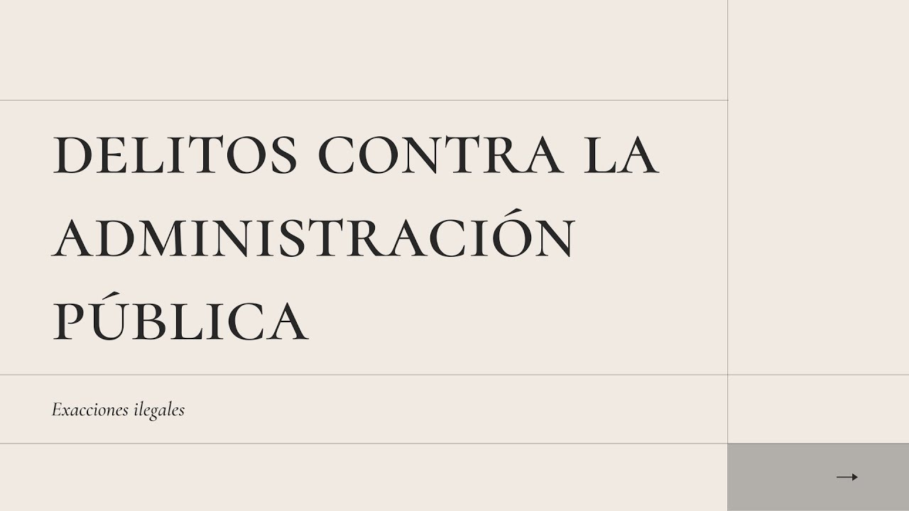 Exacciones ilegales
