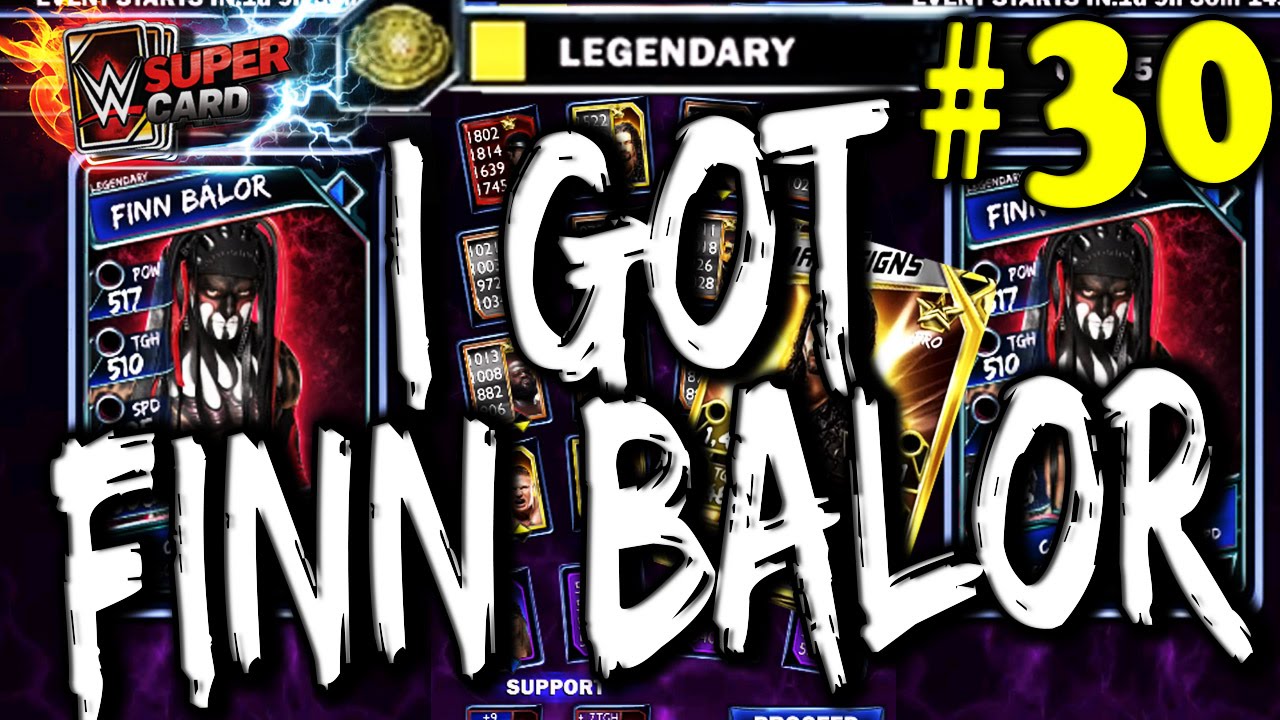 WWE SUPERCARD S2 #30 - I GOT FINN BALOR!!! - COMPLETED RTG + UPDATE!