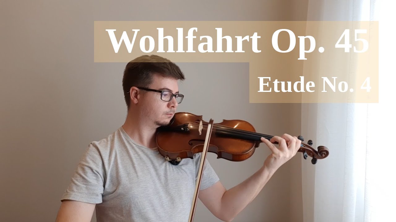 Wohlfahrt: Etude Op. 45 No. 4 in G major for Violin