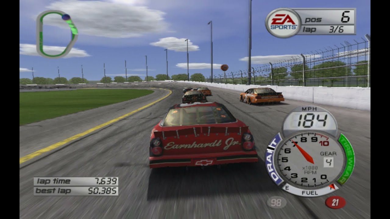 NASCAR Thunder 2003 Daytona - Dale Earnhardt Jr  No Commentary