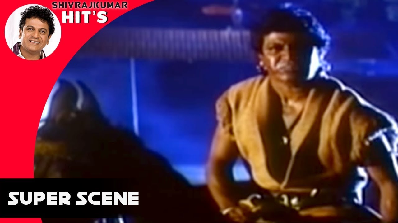 Kannada Action Scenes | Shivarajkumar fights in water Kannada Scenes | Dore Kannada Movie