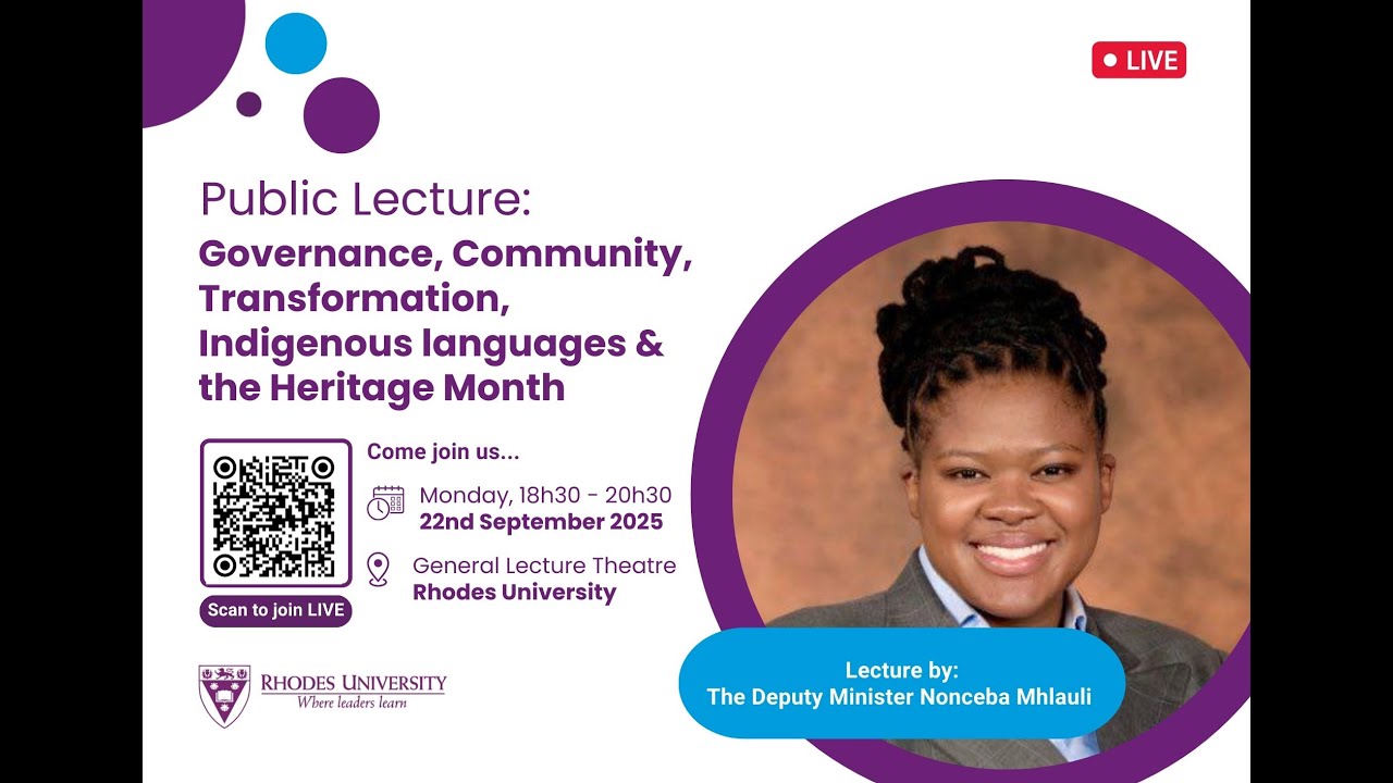 Public Lecture by by The Deputy Minister Nonceba Mhlauli