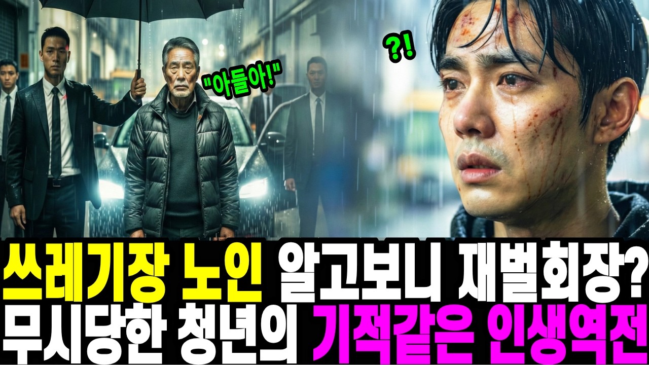 쓰레기장 노인이 알고보니 재벌회장이었다고? 사람들에게 무시당하던 청년의 기적같은 인생역전 이야기     ㅣ 감동사연ㅣ 인생사연ㅣ노후사연ㅣ오디오북