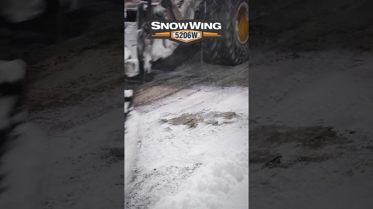 HLA Snow - 5206W SnowWing - 22 #snow #plowing #landscape #winter  #agriculture #construction #jcb