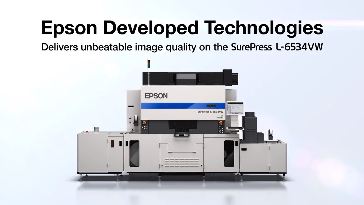 Epson SurePress L-6534VW Digital Label Press | Technical Highlights