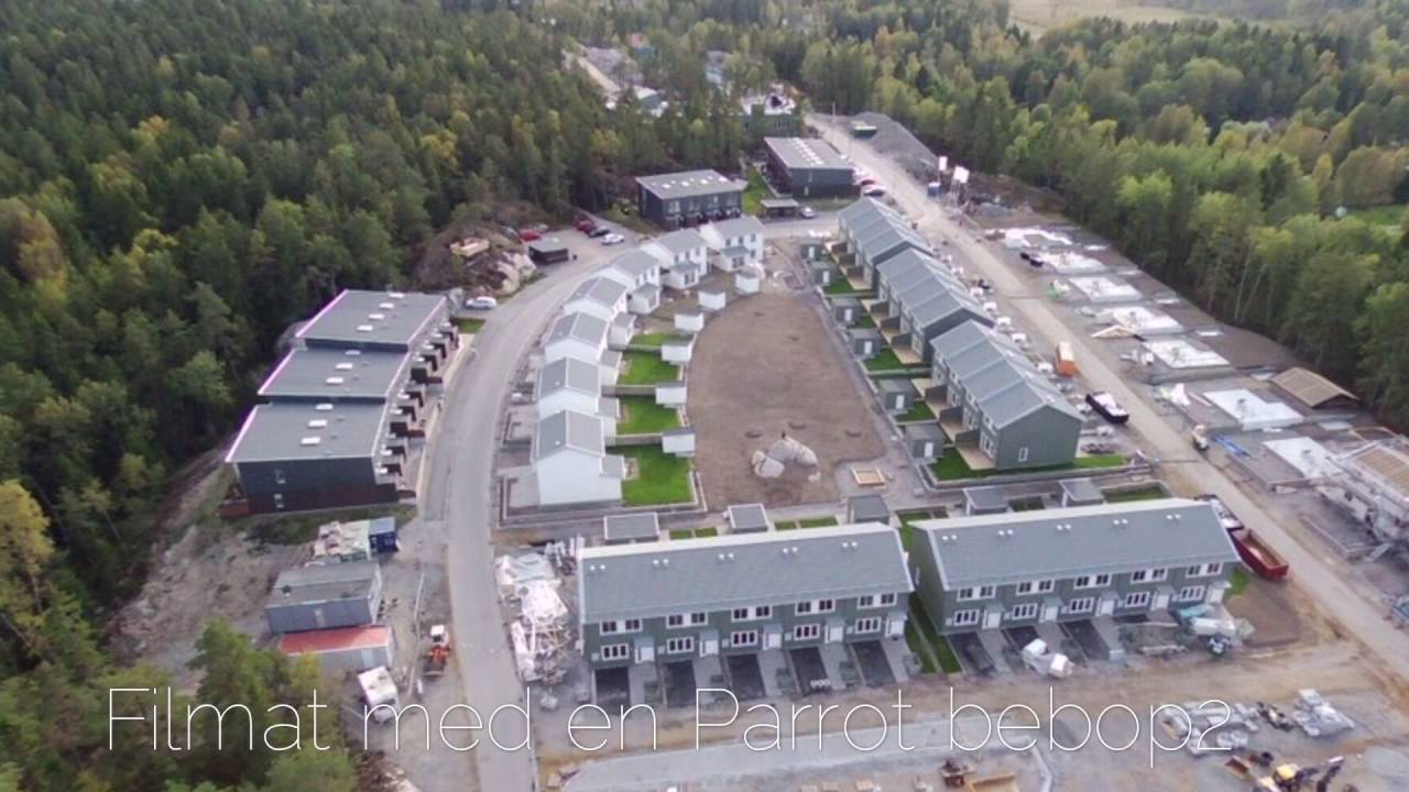 En drönarfilm över nya Vega