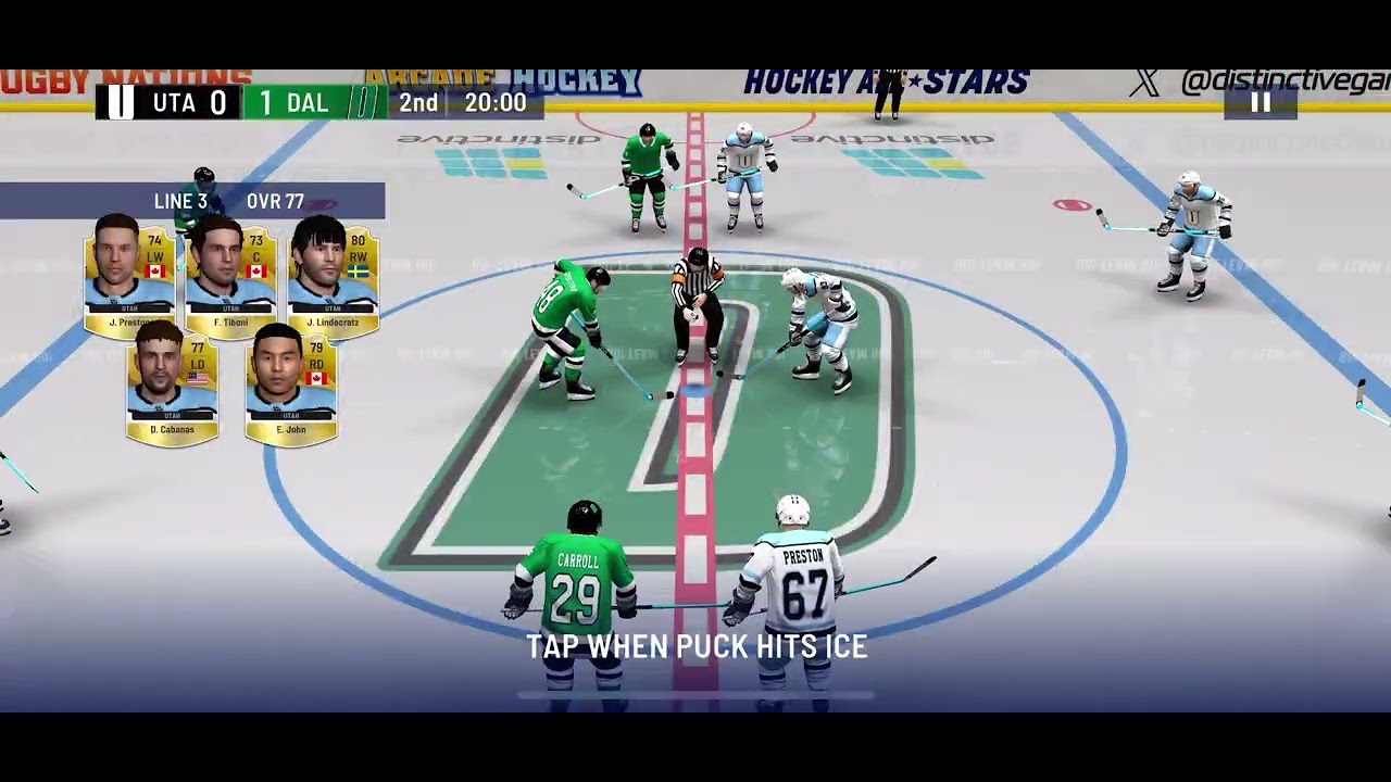 Round 1 game 3 Mammoth vs Stars