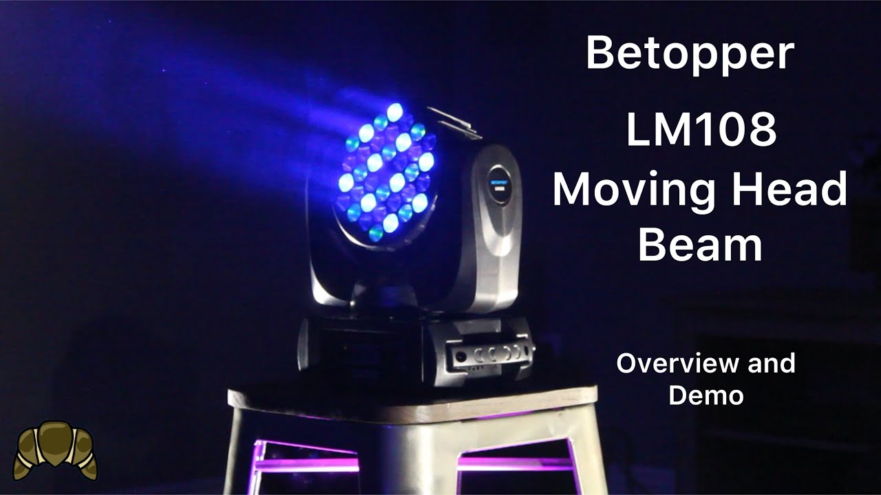 Betopper LM108 Moving Head Beam | Overview and Demo