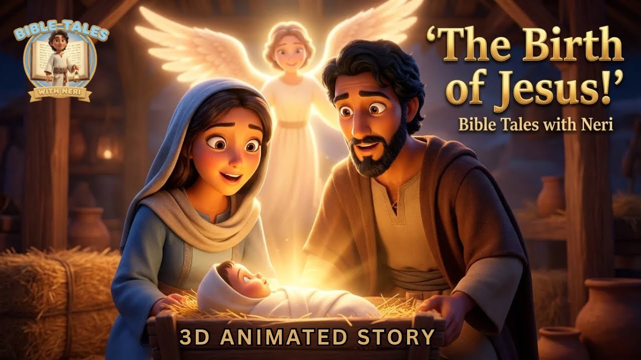 The Birth of Jesus Christ | The Real Story behind Christmas | Animated Bible Story