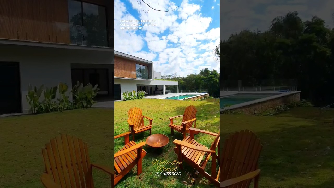 🟢 #CASA DE #LUXO EM ITU SP #CONDOMINIO FAZENDA VILA REAL, 5 SU&Iacute;TES E MAIS 😍 #viajens #imoveisdeluxo