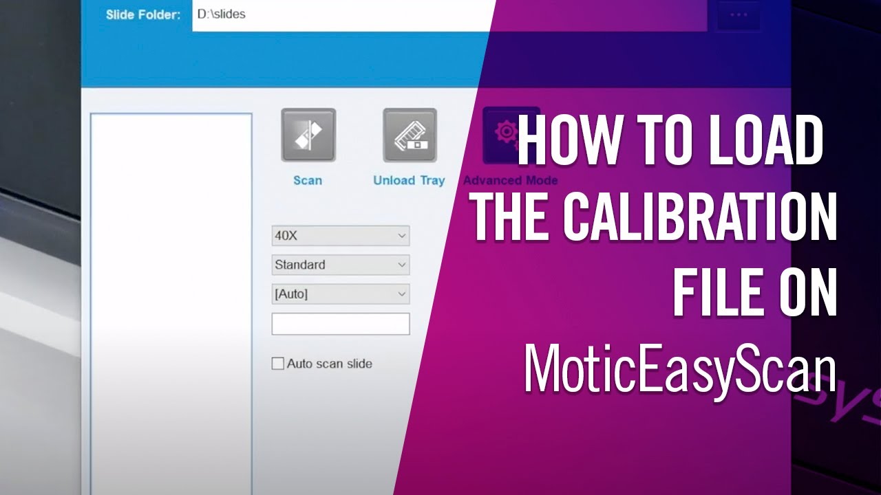How to Load the calibration file on MoticEasyScan | by Motic Europe