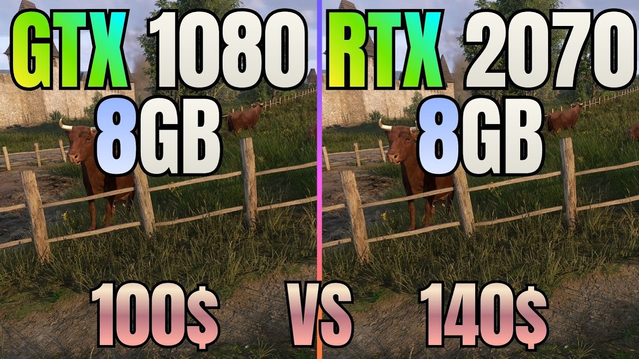 GTX 1080 VS. RTX 2070 // 1080p // GPU Comparison