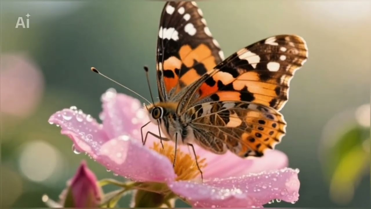 Cat TV for Cats l Butterflies & Gentle Nature Motion