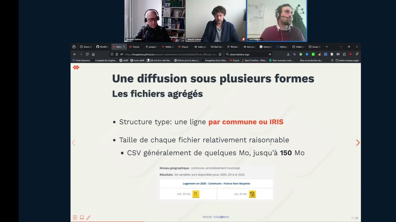 Tuto@Mate#65 Lino Galiana présente le format de fichier statistique parquet