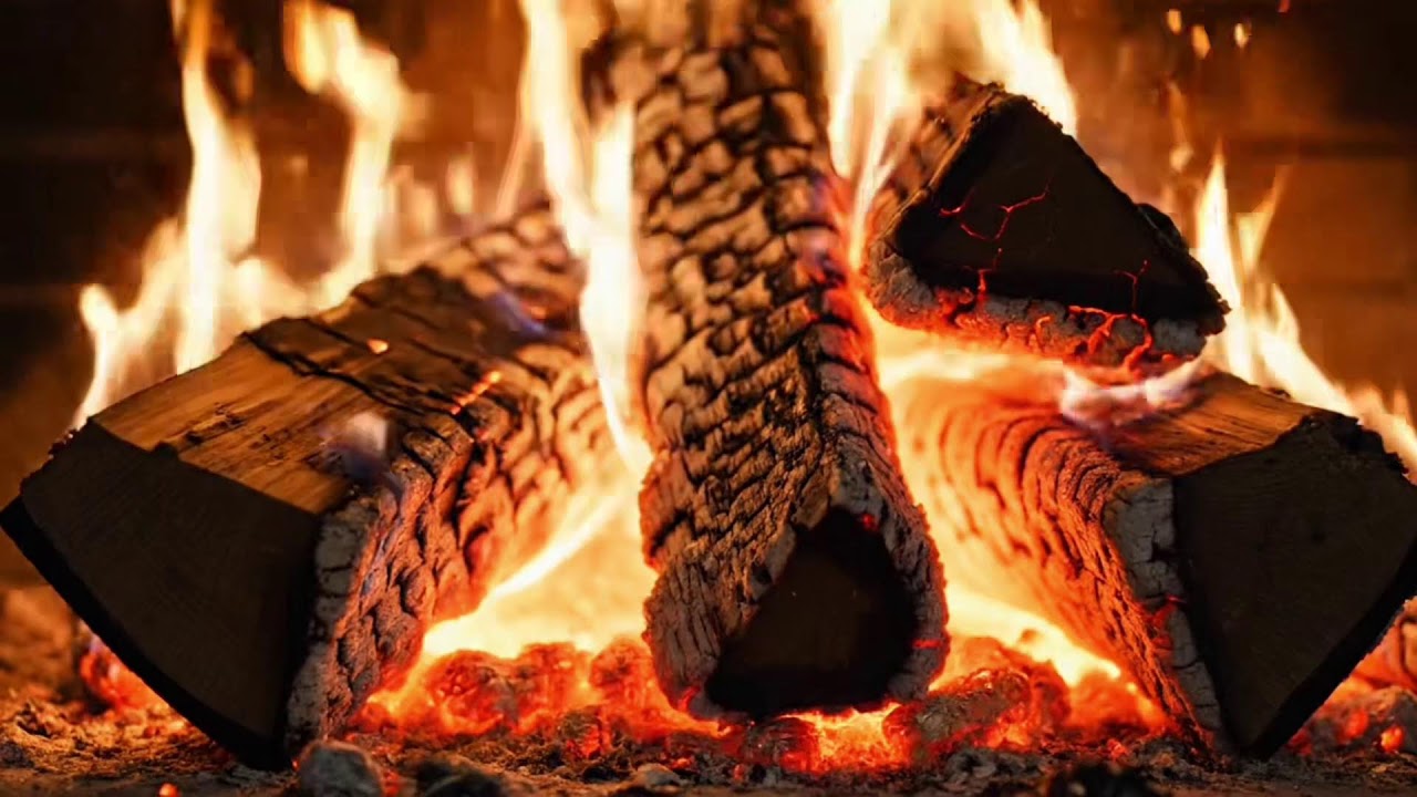 Sleep Instantly with Fireplace Sounds & Gentle Piano 🎹🔥