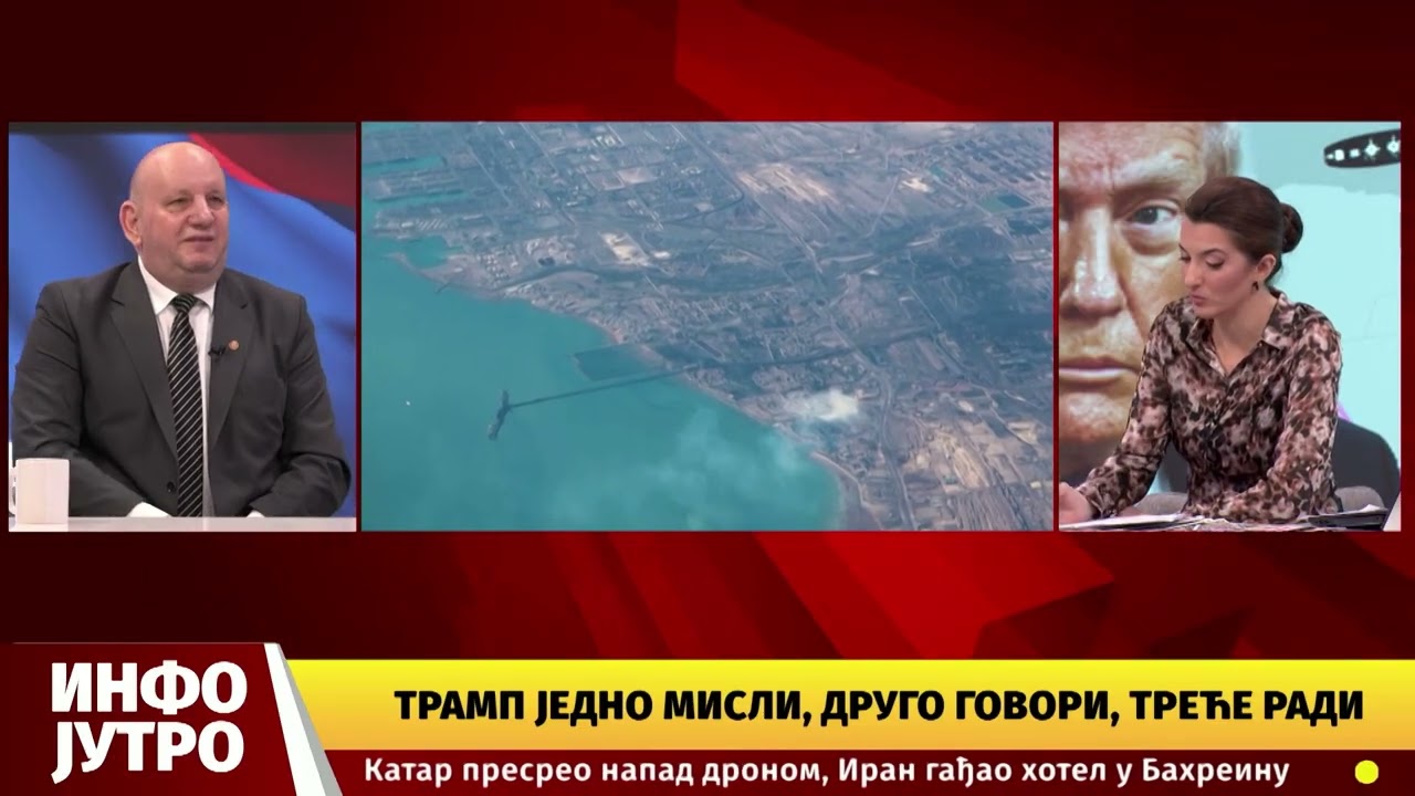 INFO JUTRO - NETANJAHU UVUKAO TREMPA U RAT
