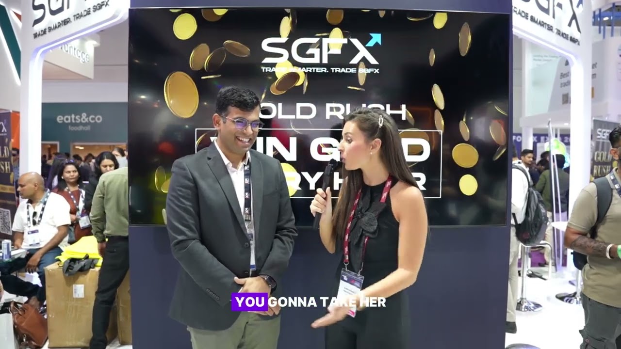 Mr. Rizwan Wins 8 Grams of Gold at the SGFX Gold Rush | Forex Expo 2025 Winner Moment