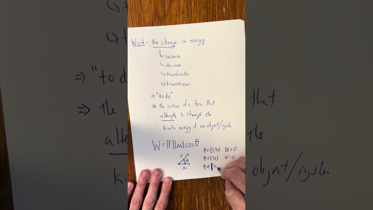 Intro to Energy, Work, and Power