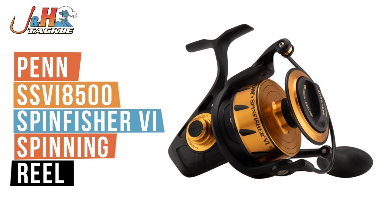 Penn SSVI8500 Spinfisher VI Spinning Reel | J&H Tackle