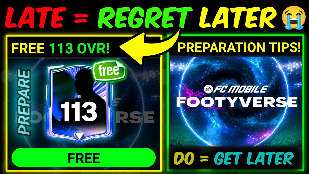 FREE 113 OVR Players x Footyverse Event - Preparation Tips in FC Mobile | Mr. Believer