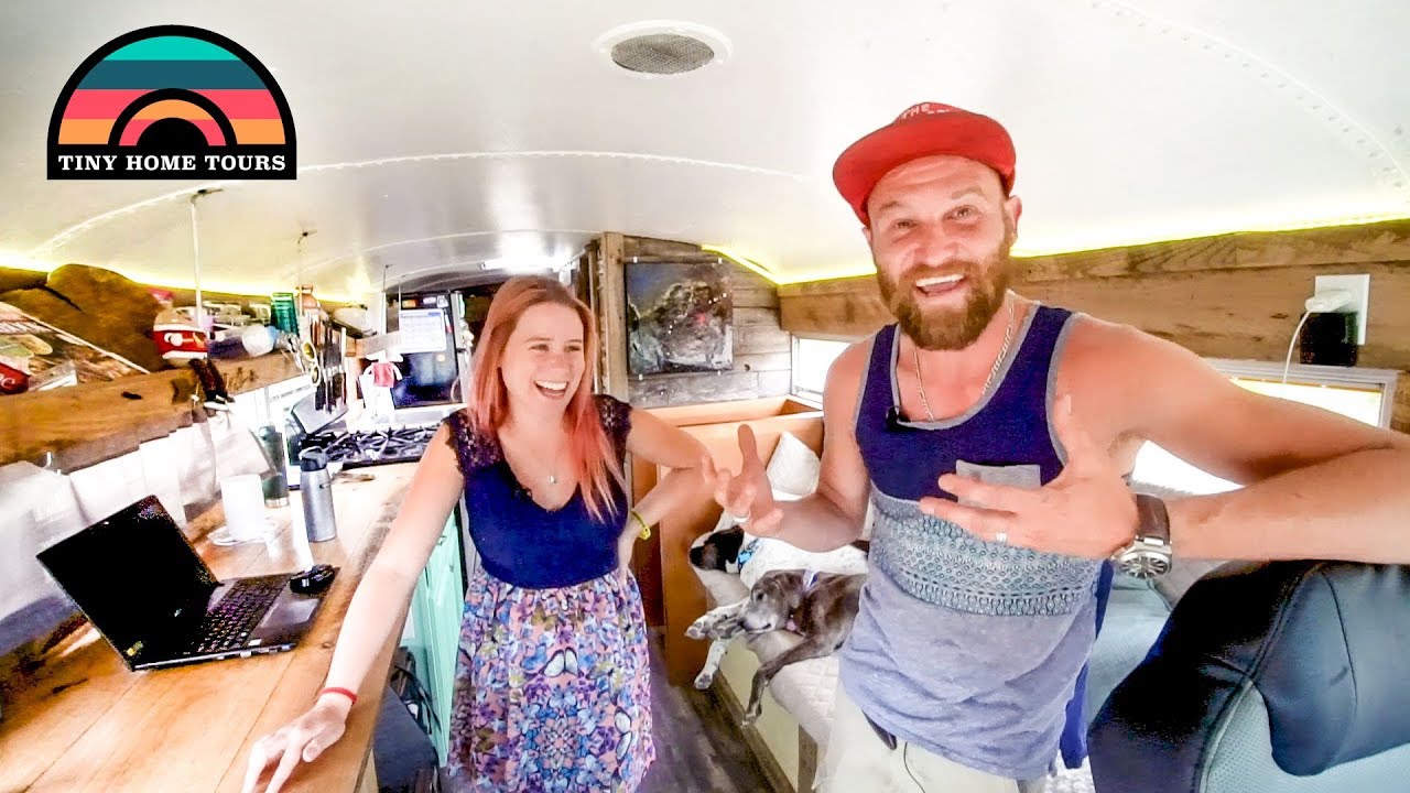 $8k Total Invested In Awesome DIY Skoolie Build // Full Tour