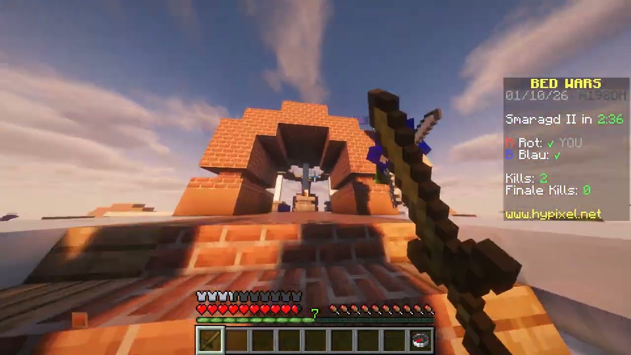 auf hypixel.net bedwas 4vs4