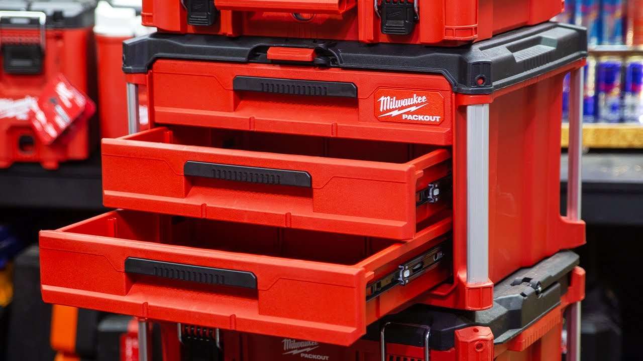 NEW Milwaukee PACKOUT&trade; Drawer Tool Boxes