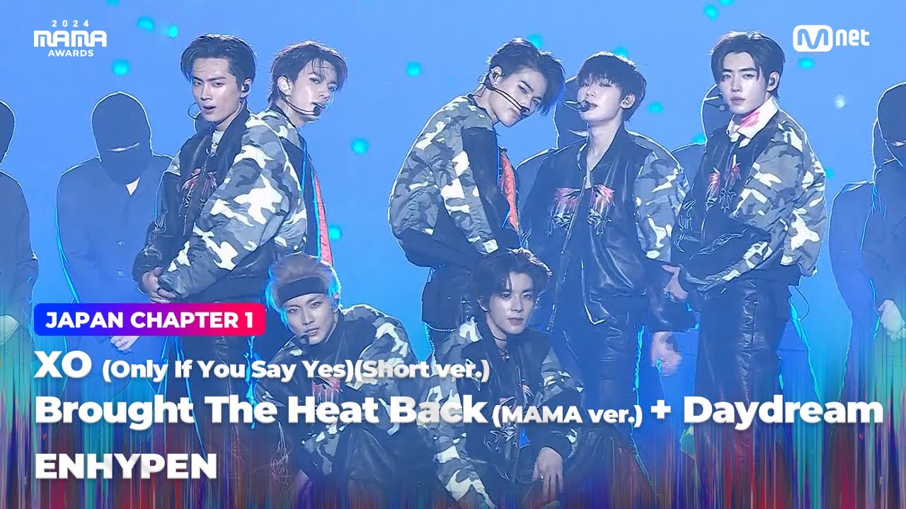 [#2024MAMA] ENHYPEN - XO(Short ver.) + Brought The Heat Back(MAMA ver.)+Daydream | Mnet 241122 방송