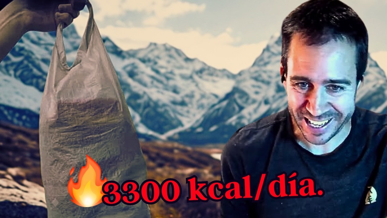 Comida en trekking ultraligero: 4,3 kg de comida para 7 días… LO ANALIZO