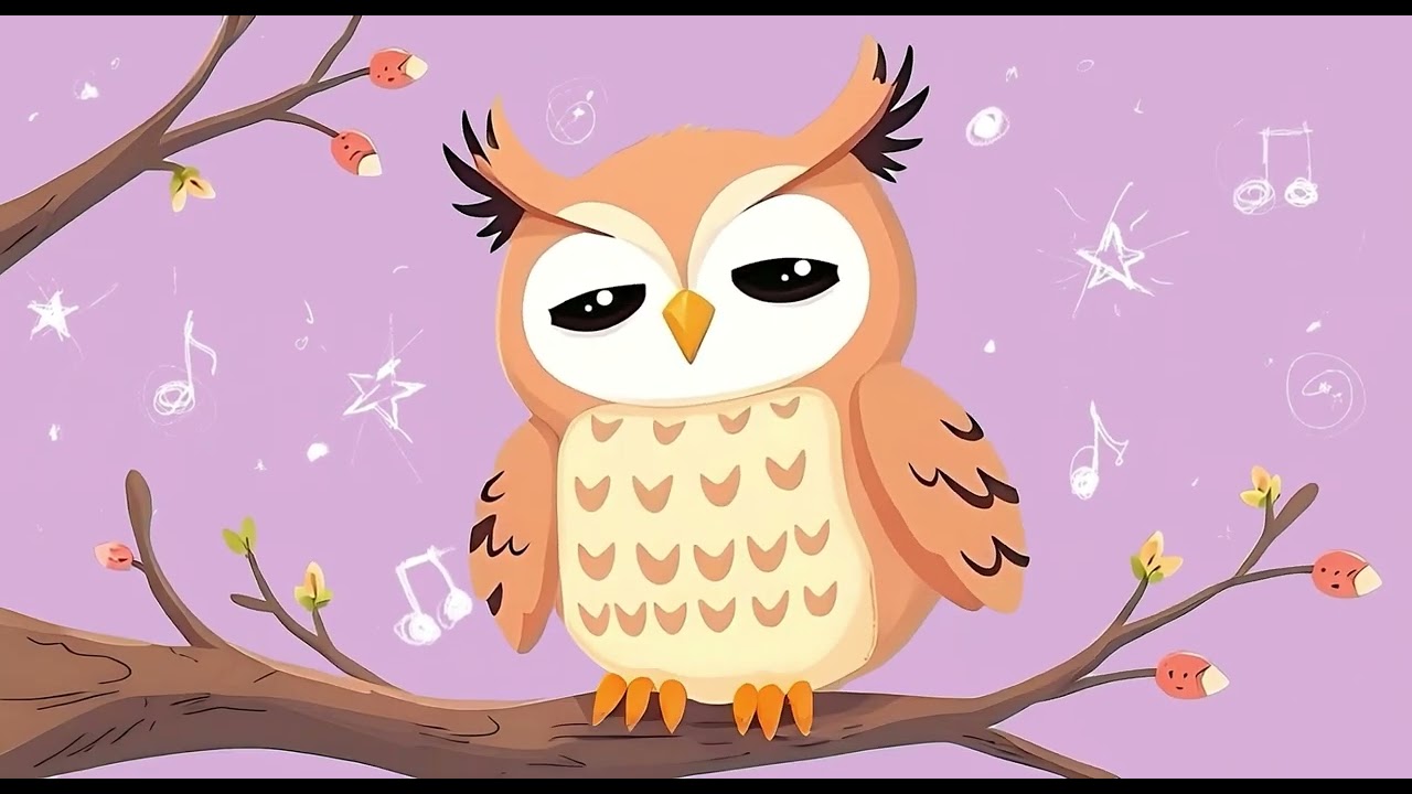 Dream and rest well with instrumental dreams🦉 Mindy The Sleepy Owl🦉 Lovely Lullaby