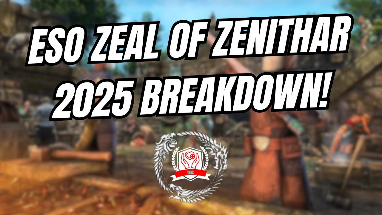 ESO - Zeal of Zenithar 2025 Event Guide!