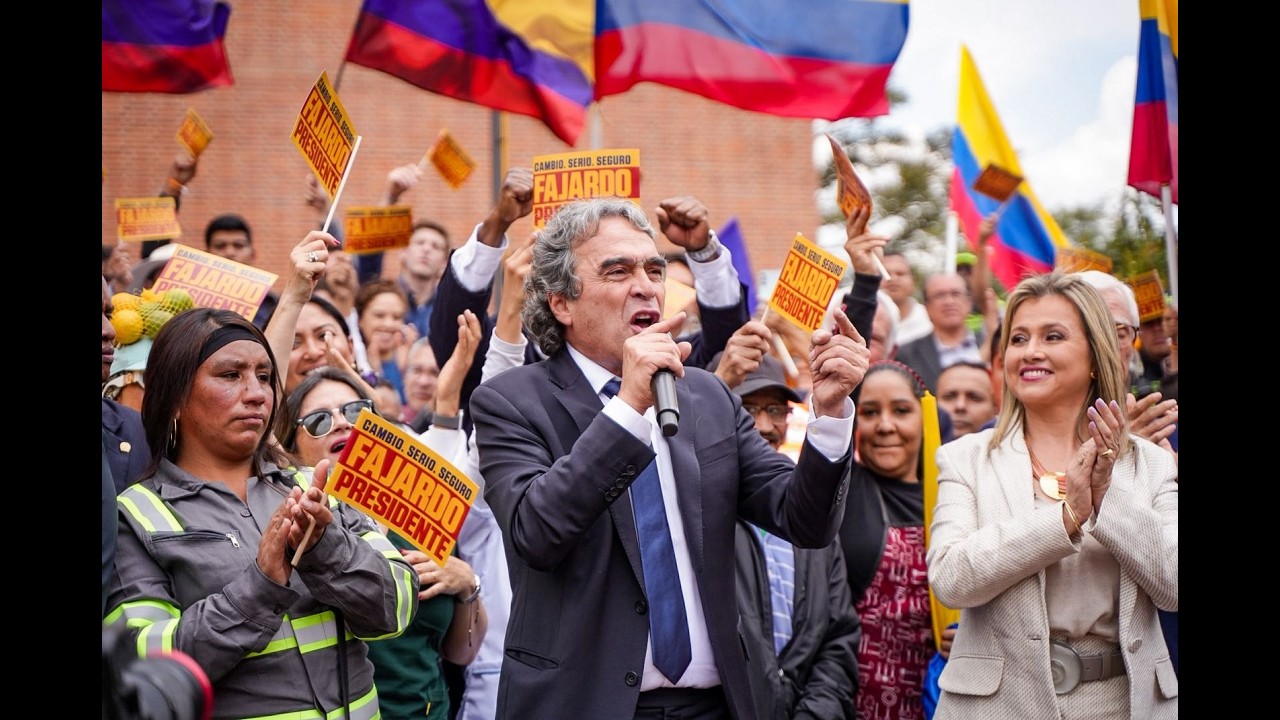 Inscripci&oacute;n candidatura presidencial Sergio Fajaro y Edna Bonilla: CAMBIO. SERIO. SEGURO
