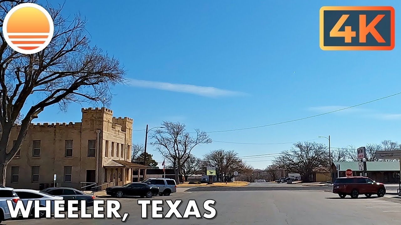 Wheeler, Texas!  Drive with me in a Texas town!