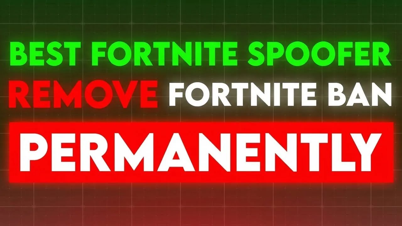 Fortnite Hwid Spoofer the only way to remove a hwid ban